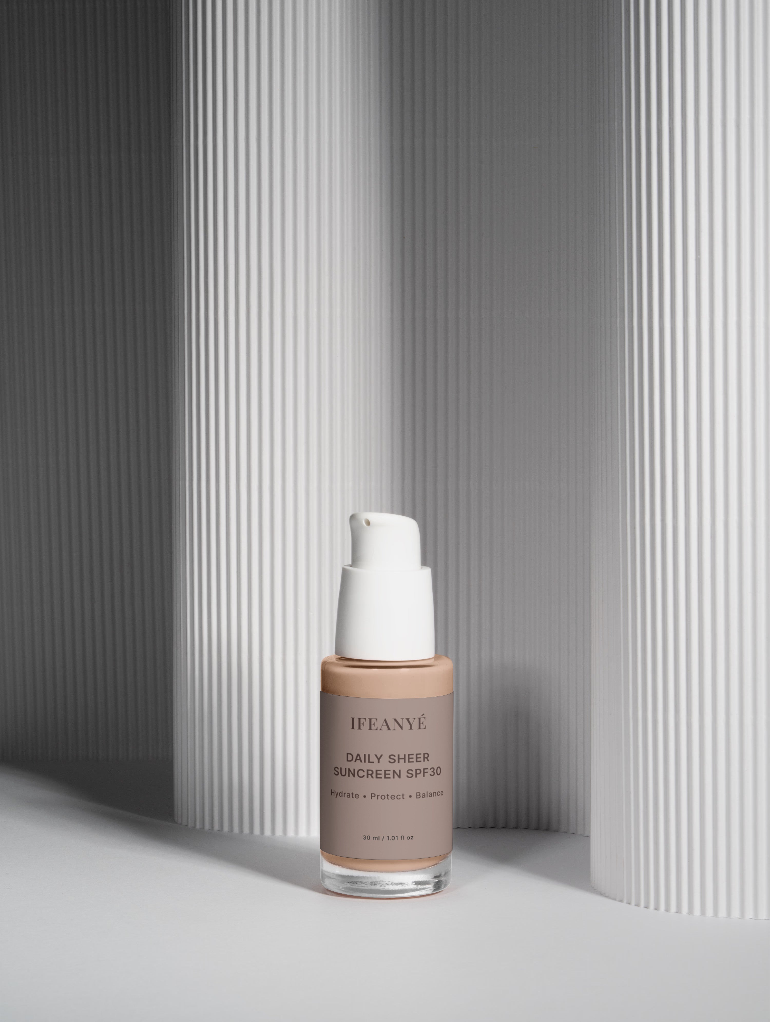 Sunscreen SPF30, with tint